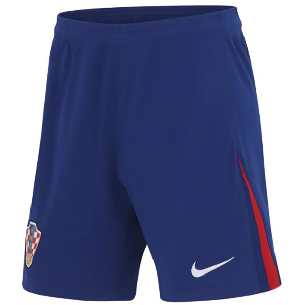Croatia pantaloncini maglia da trasferta seconda uniforme da calcio abbigliamento sportivo da uomo pantaloni maglia da calcio Euro 2024 coppa